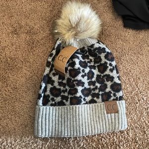 C.C leopard beanie